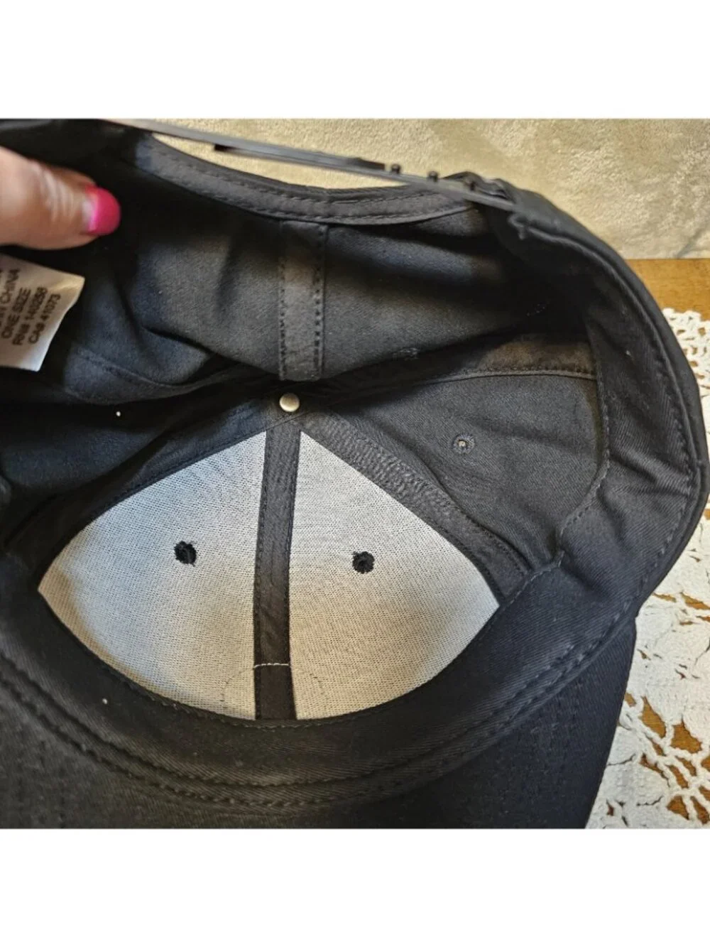 Ambiguous “Ambig” Est/1995 Solid Black Adjustable Strapback Hat